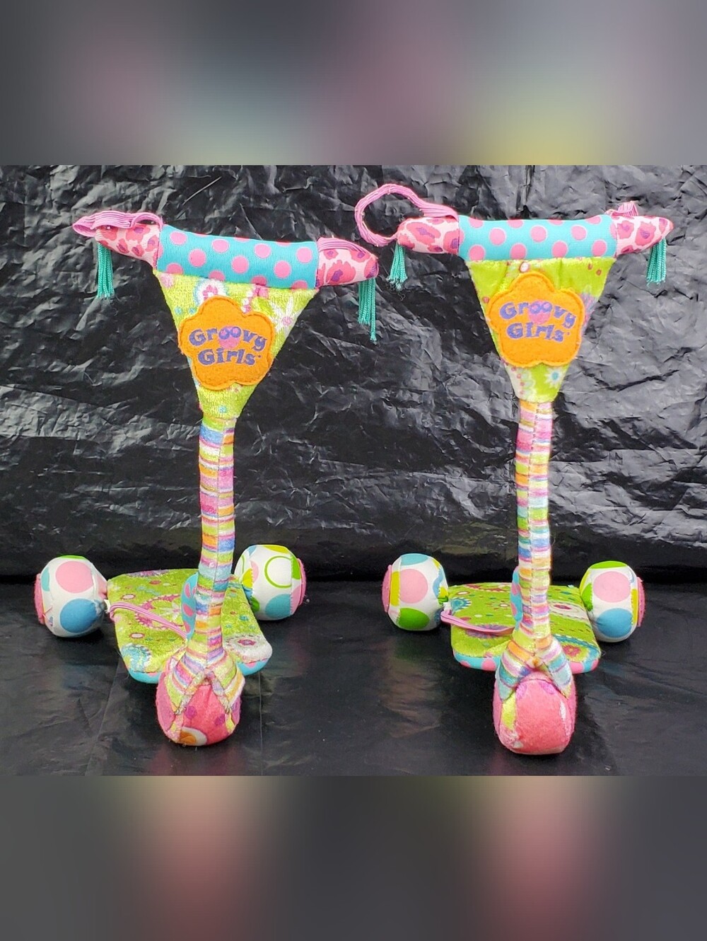 Manhattan Toy Groovy Girls Colorful Scootacular Scooter No Tags - Lot of 2 - GUC